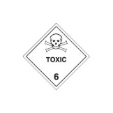 Dangerous Goods Labels & Placards - Toxic 6