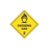 Dangerous Goods Labels & Placards - Oxidizing Gas 2