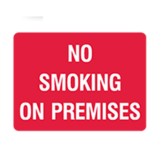 Ind Graphic Smoking Area Signs - No Smoking On Premises