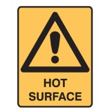 Hot Surface Labels 90x125 SAV Pk5