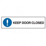 Keep Door Closed W/Picto