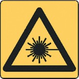 Laser/Radiation Signs - Laser Symbol Labels Sav