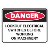 Lockout Electrical Switches Before Working On Machinery