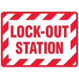 Lockout Signs - Lock-Out Station