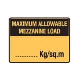 Maximum Allowable Mezzanine Load 