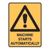 Machine Starts Automatically Labels 90x125 SAV Pk5