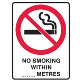 No Smoking Within 