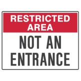 No An Entrance