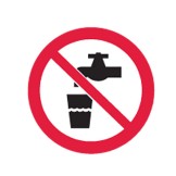 No Drinking Water-Picto Only