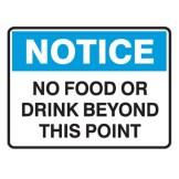 No Food Or Drink Beyond This Point