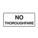 No Thoroughfare - Door Signs