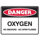 Oxygen No Smoking No Open Flames