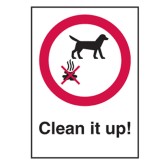 Park And Playground Signs - Clean It Up!