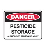 Pesticide Storage Authorised Personnel Only