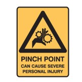 Pinch Point Can Cause Severe Personal Injury