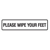Please Wipe Your Feet - Door Sign