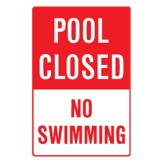 Pool Closed No Swimming
