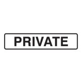 Private - Door Sign
