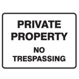 Private Property No Trespassing