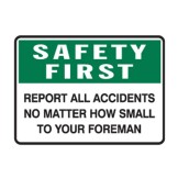 Report All Accidents