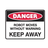 Robot Moves Without Warning Keep Away