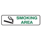 Smoking Area - Mini Sign