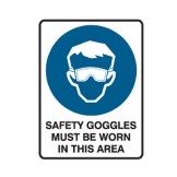 Safety Goggles Must Be Worn In This Area