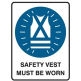 Safety Vests Must Be Worn