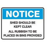 Shed Should Be Kept Clear