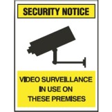 Surveillance Signs - Video Surveillance In Use On These Premises