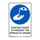 Mandatory Signs - Sanitise Hands To Prevent The Spread Of Germs