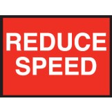 Temporary Traffic Control Sign Reduce Speed 900x600mm C1 Ref