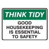 Think Tidy Signs