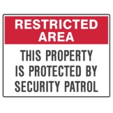 This Property Is Protected By Security Patrol