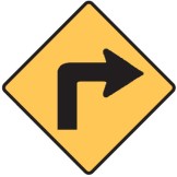 Turn Left Arrow Sign