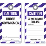 Under Commission Lockout Tags