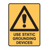 Use Static Grounding Devices