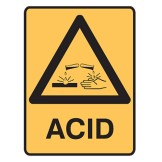 Warning - Acid