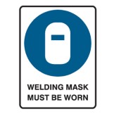 Welding Mask Must Be Worn