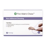 First Aiders Choice Non-Adherent Dressing, 7.5cm (W) x 10cm (H), Pack of 6