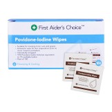 First Aider's Choice Povidine Iodine Wipes, Pack of 100