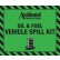 Accidental 20 ltr Oil Spill Bag Label
