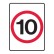 Speed Limit Sign 10km/h