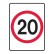 Speed Limit Sign 20km/h