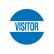 Hard Hat Specialty Emblems - Visitor