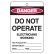 Large Economy Lockout Tags - Do Not Operate Electricians Working