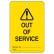 Large Economy Lockout Tags - Warning Out Of Service