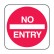 No Entry Sign 750x750 C2 Ref Aluminium