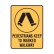 Pedestrians Keep To Marked Walkway