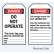 Lockout Tags - Danger Do Not Operate - Reverse Side #2